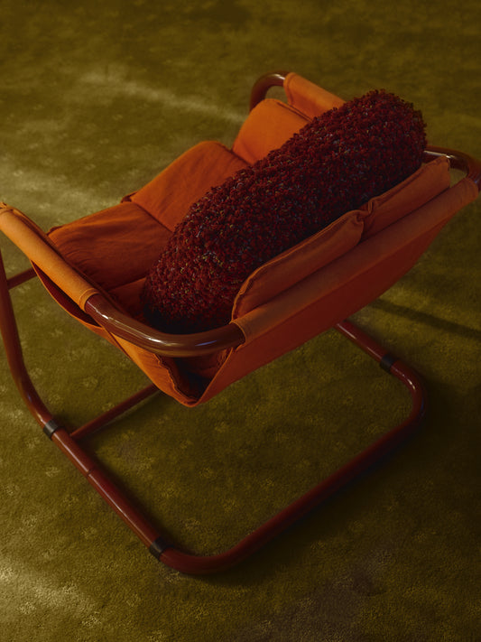 CELESTE CUSHION MAGMA WITH BUTTON