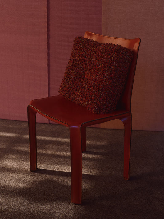 CELESTE CUSHION MAGMA WITH BUTTON
